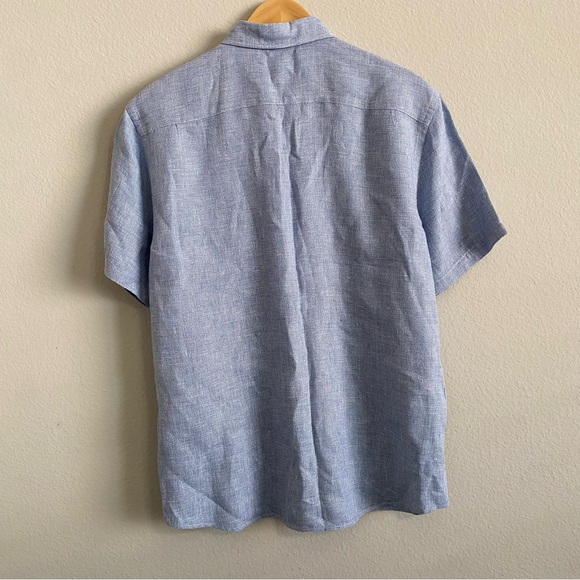Faherty short Sleeve palma linen shirt - Picture 3 of 8